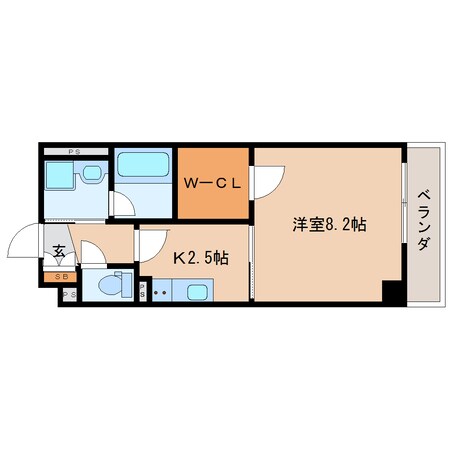 静岡駅 徒歩12分 10階の物件間取画像